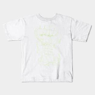 Green Chronic Illness Strong Fist Kids T-Shirt